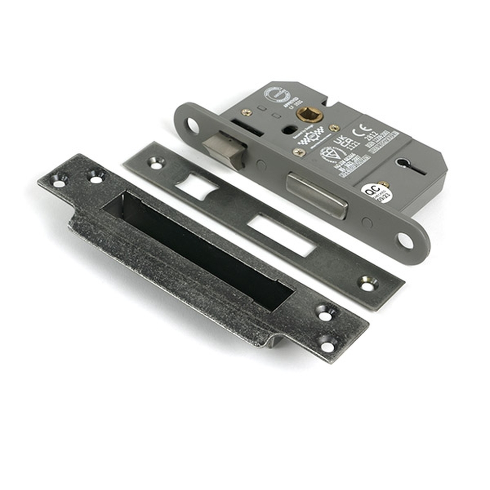 51334 • 66mm [45mm] • Pewter • From The Anvil 5 Lever BS Sash Lock