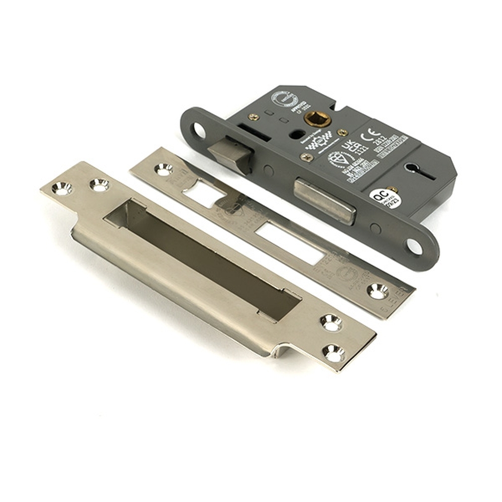 51358 • 66mm [45mm] • Polished Nickel • From The Anvil 5 Lever BS Sash Lock Keyed Alike