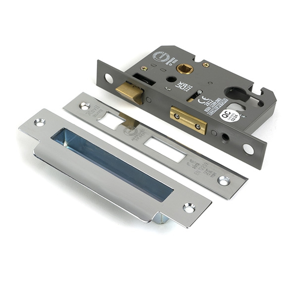 51383 • 66mm [45mm] • Polished Stainless • From The Anvil Euro Profile Sash Lock