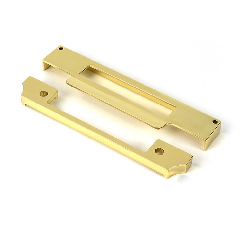 51395 • 13mm • Polished Brass • From The Anvil Rebate Kit For Euro Sash Lock