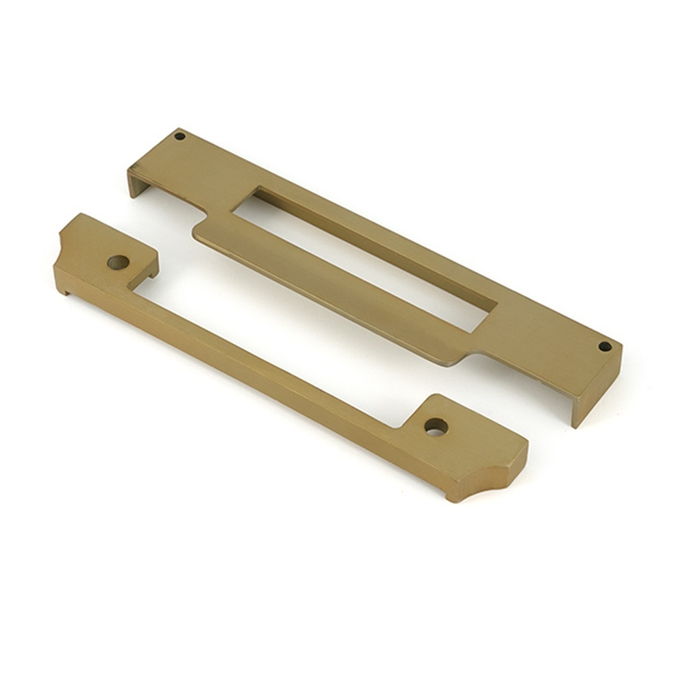 51397 • 13mm • Satin Brass • From The Anvil Rebate Kit For Euro Sash Lock