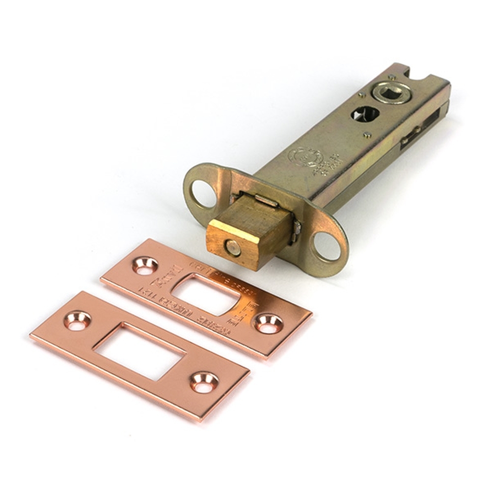 51704 • 104mm [82mm] • Polished Bronze • From The Anvil Heavy Duty Tubular Deadbolt