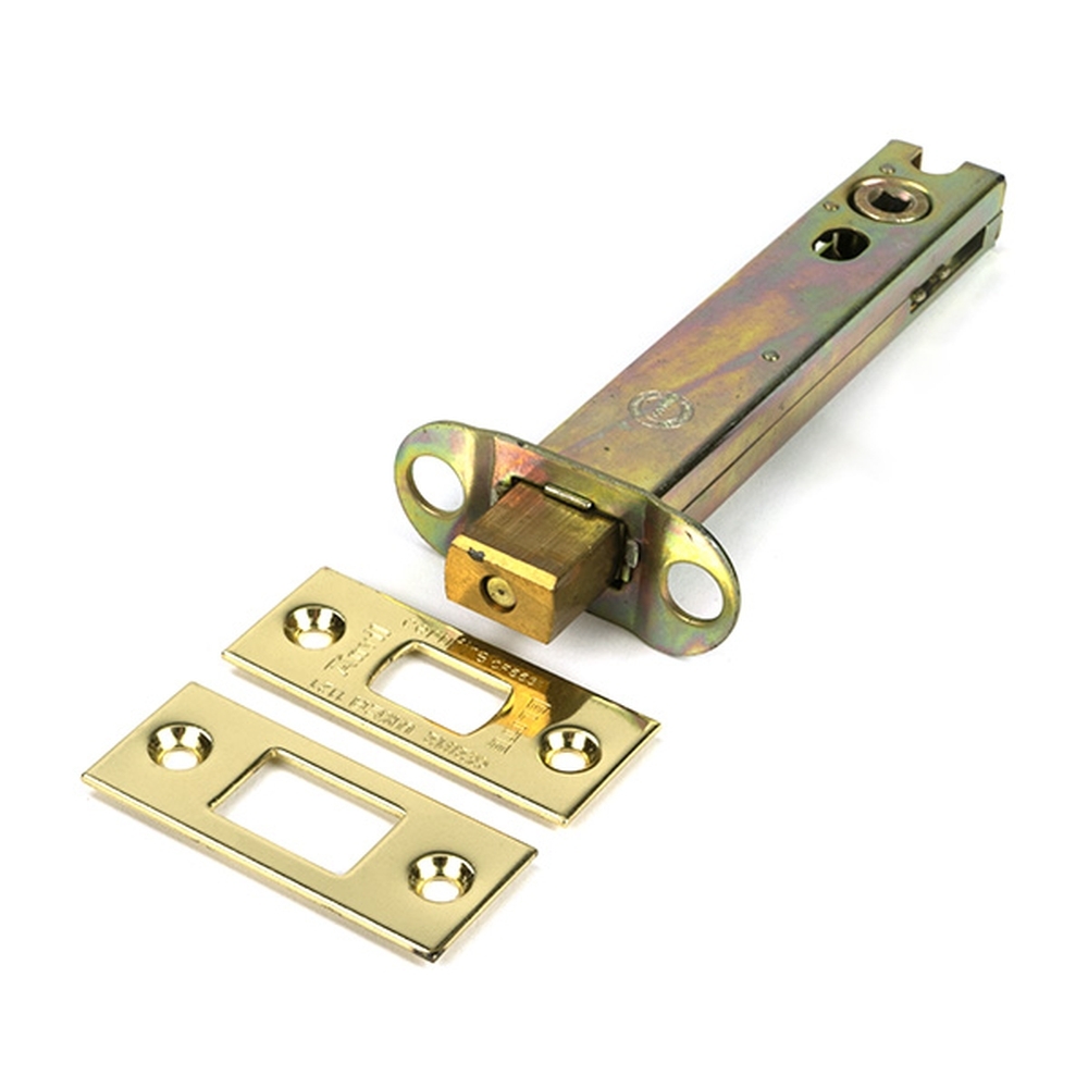 51707 • 129mm [108mm] • Polished Brass • From The Anvil Heavy Duty Tubular Deadbolt