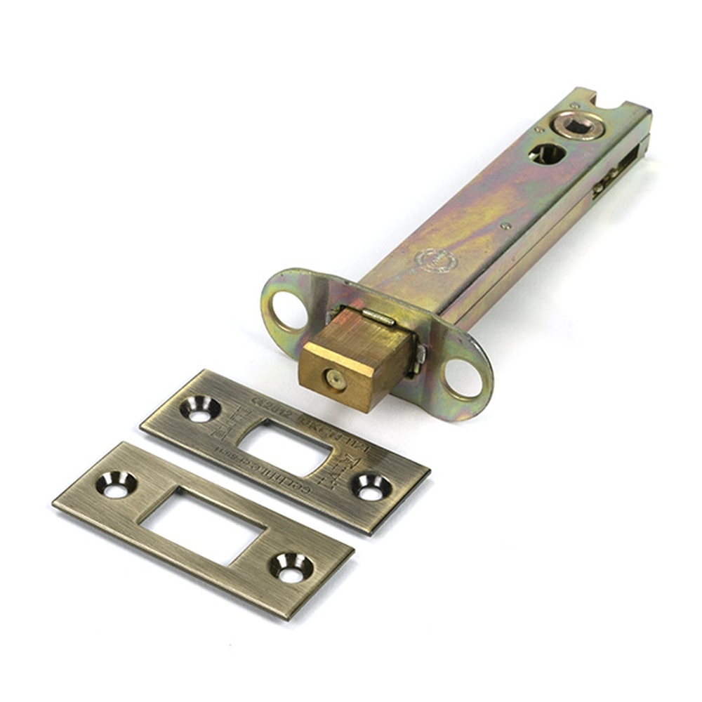 51708 • 129mm [108mm] • Aged Brass • From The Anvil Heavy Duty Tubular Deadbolt