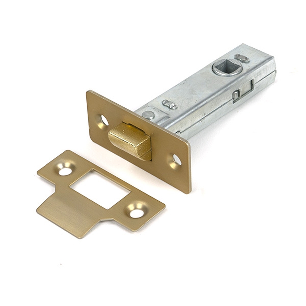 51735 • 78mm [57mm] • Satin Brass • From The Anvil Tubular Mortice Latch