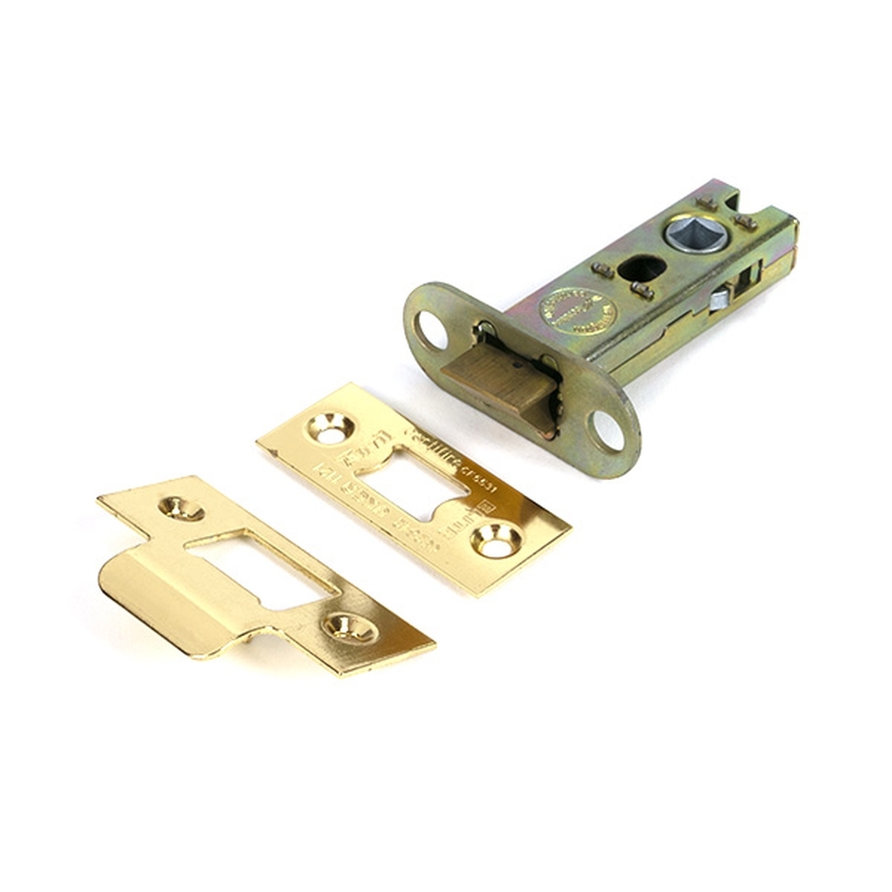 51741 • 78mm [57mm] • Polished Brass • From The Anvil Heavy Duty Latch