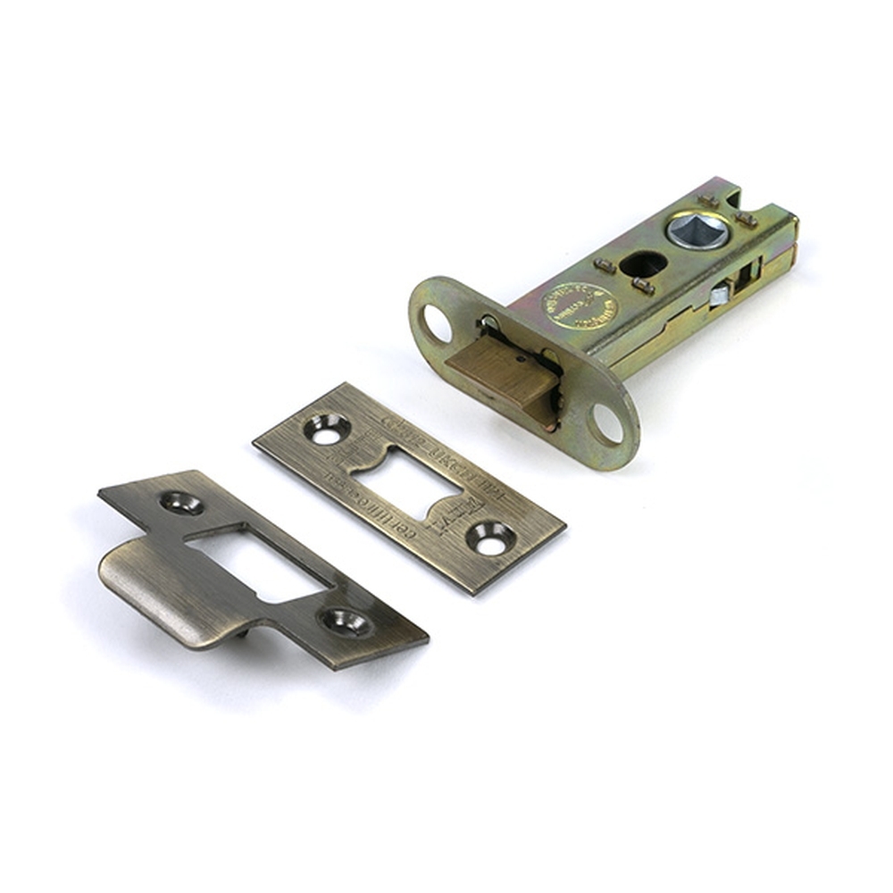 51742 • 78mm [57mm] • Aged Brass • From The Anvil Heavy Duty Latch