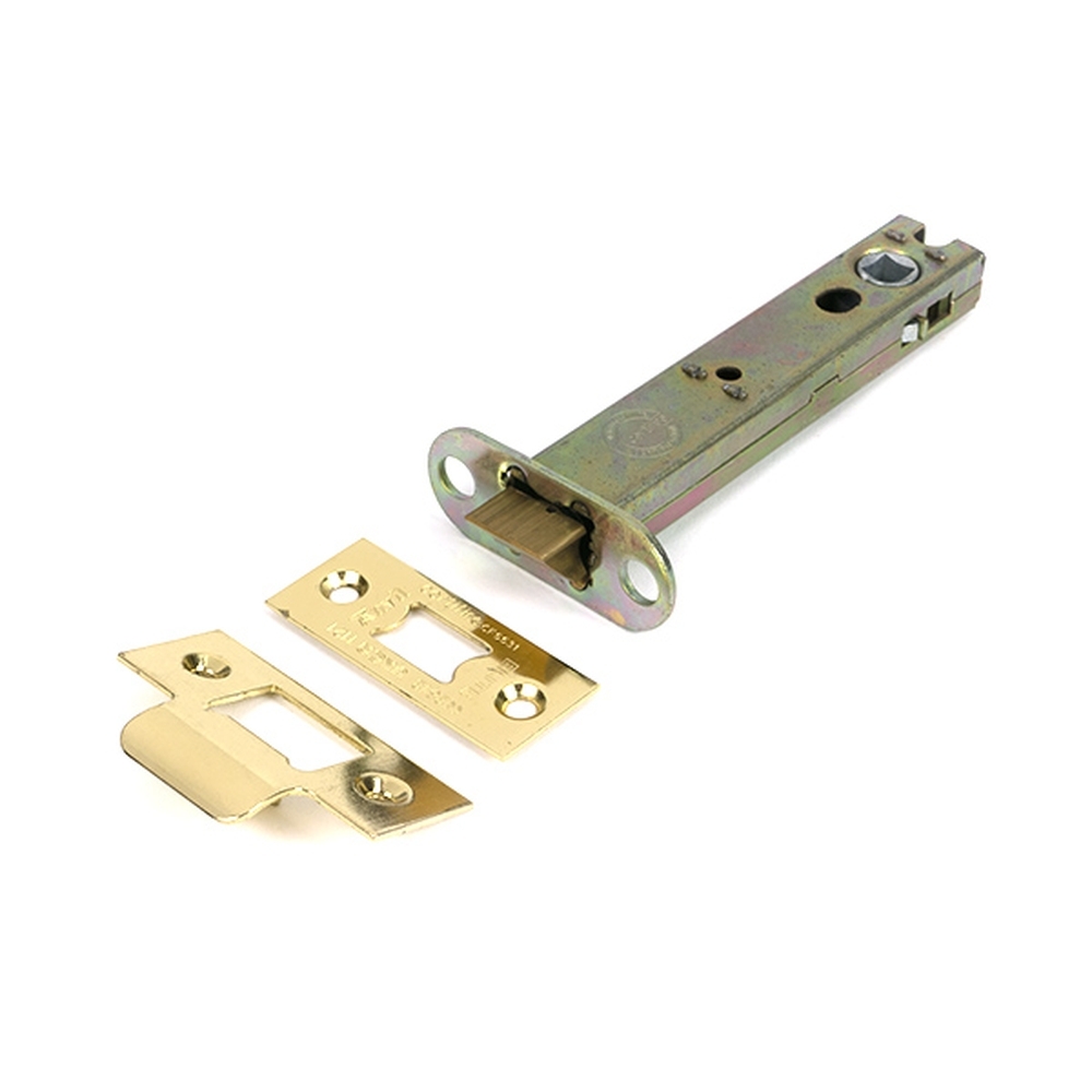 51762 • 128mm [107mm] • Polished Brass • From The Anvil Heavy Duty Latch