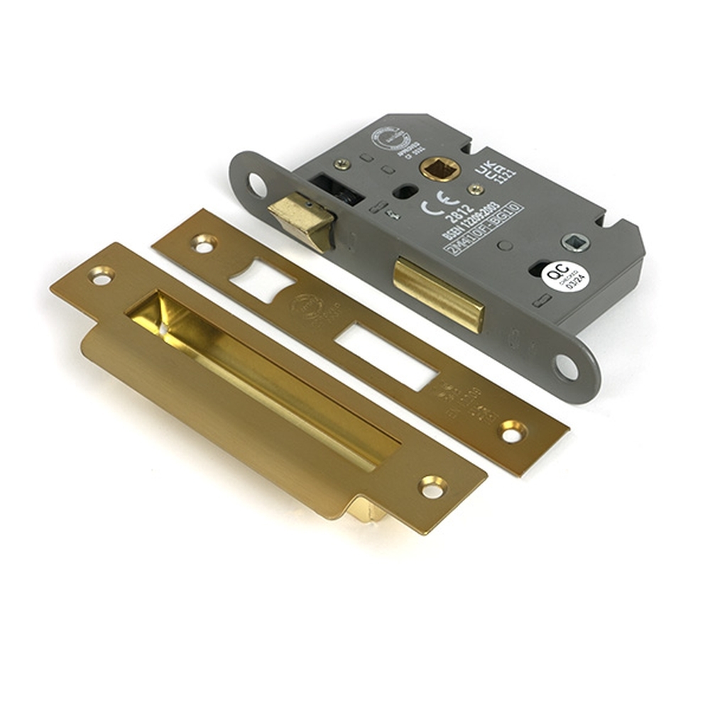 51782 • 66mm [45mm] • Satin Brass • From The Anvil Heavy Duty Bathroom Mortice Lock