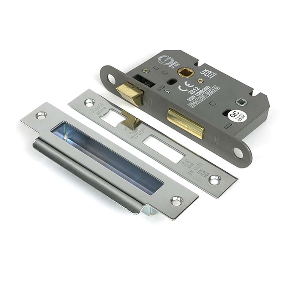 51784 • 66mm [45mm] • Polished Chrome • From The Anvil Heavy Duty Bathroom Mortice Lock