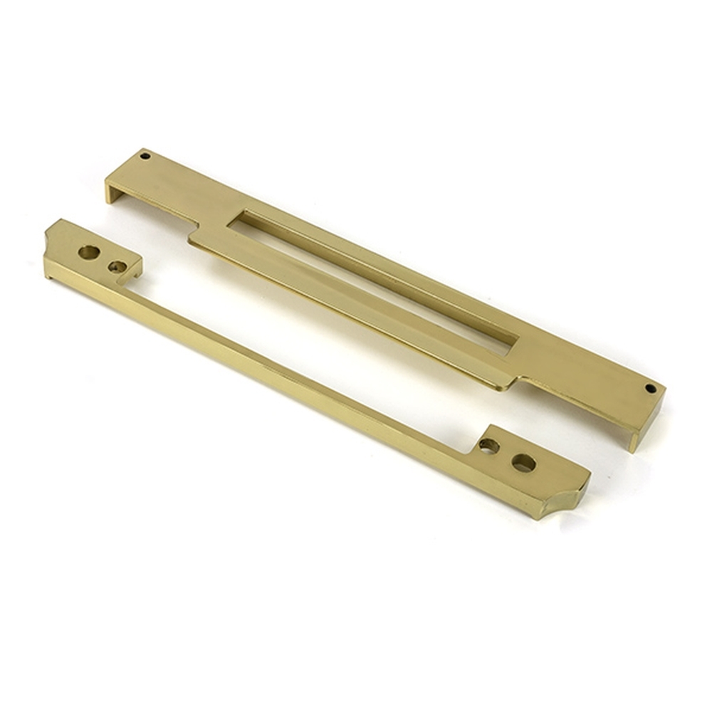 51810  13mm  Polished Brass  From The Anvil Rebate Kit For Euro Din Sash Lock