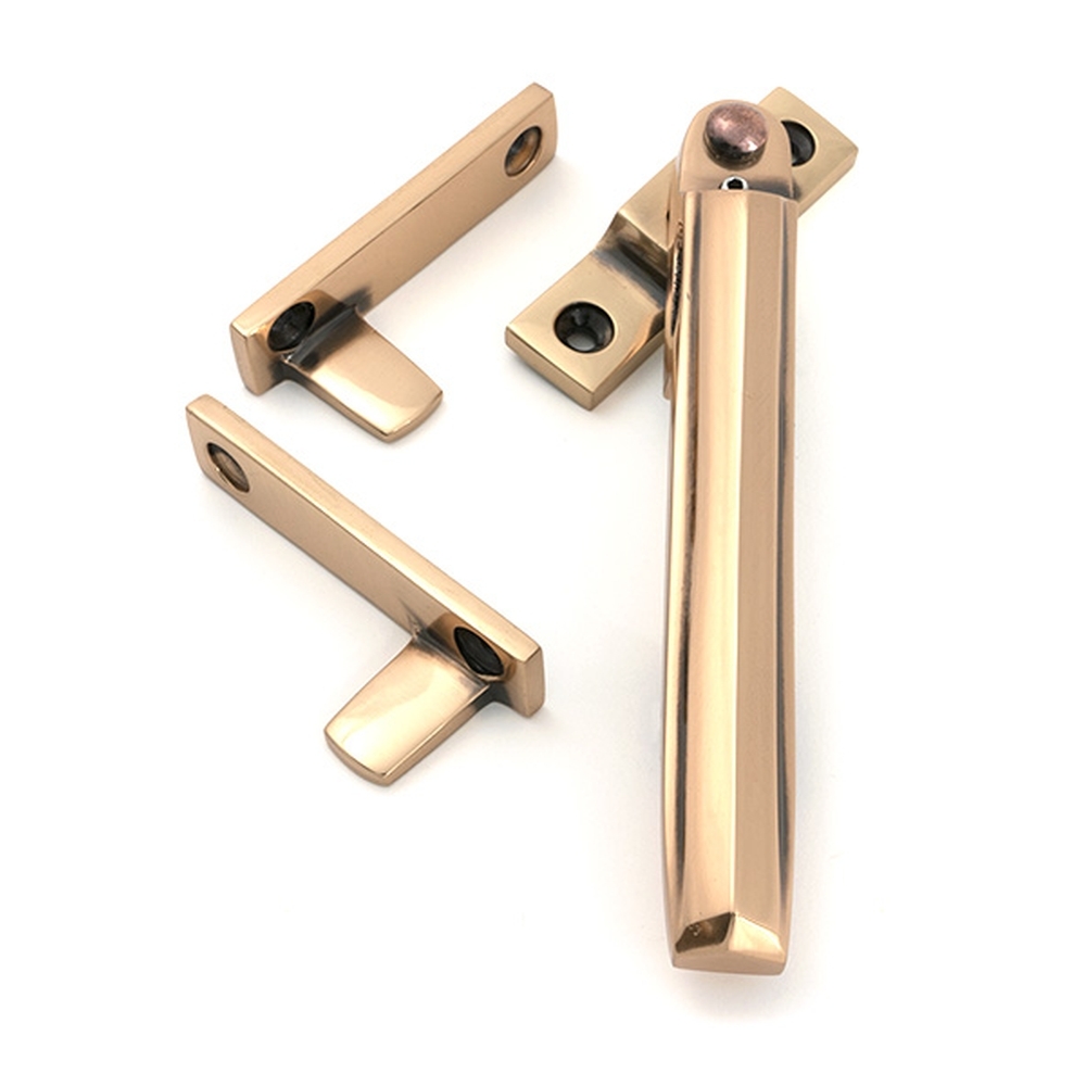 51930  149mm  Polished Bronze  From The Anvil Night-Vent Locking Art Deco Fastener