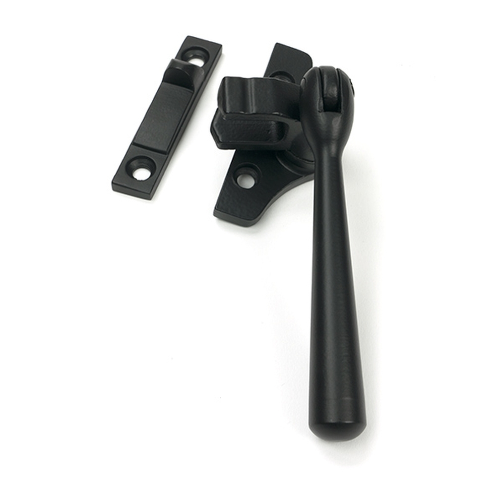 51998  132mm  Matt Black  From The Anvil Night-Vent Locking Newbury Fastener For Steel Windows