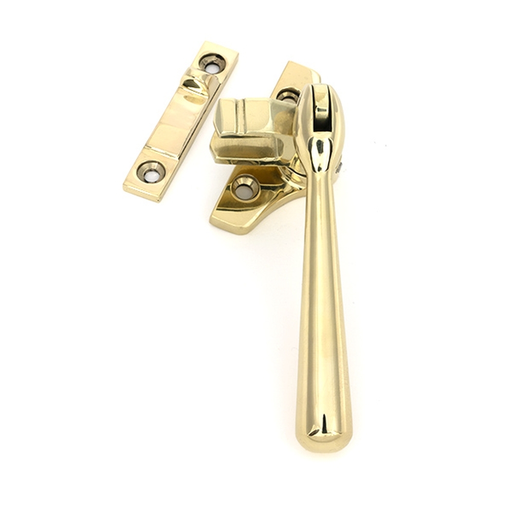 52000  132mm  Polished Brass  From The Anvil Night-Vent Locking Newbury Fastener For Steel Windows