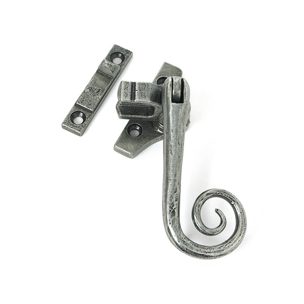 52003  132mm  Pewter  From The Anvil Night-Vent Locking Monkeytail Fastener For Steel Windows