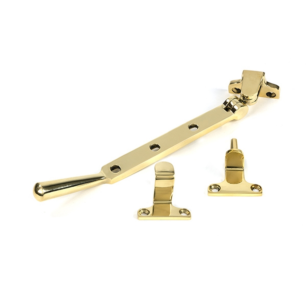 52026 • 244mm • Polished Brass • From The Anvil Newbury Casement Stay For Steel Windows