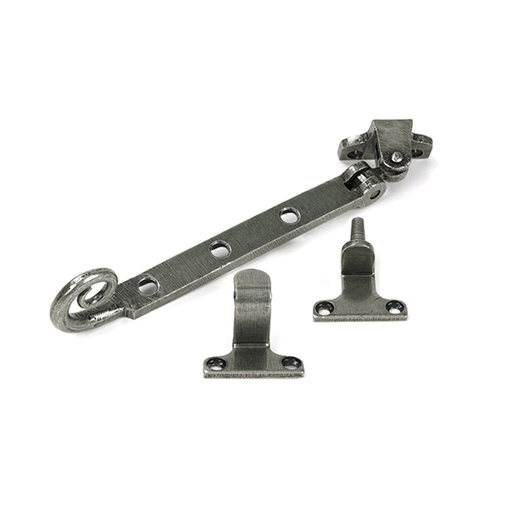 52033 • 227mm • Pewter • From The Anvil Monkeytail Casement Stay For Steel Windows