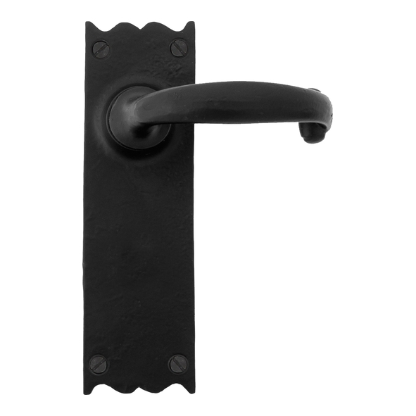 73107  167 x 50 x 4mm  Black  From The Anvil Cottage Lever Latch Set