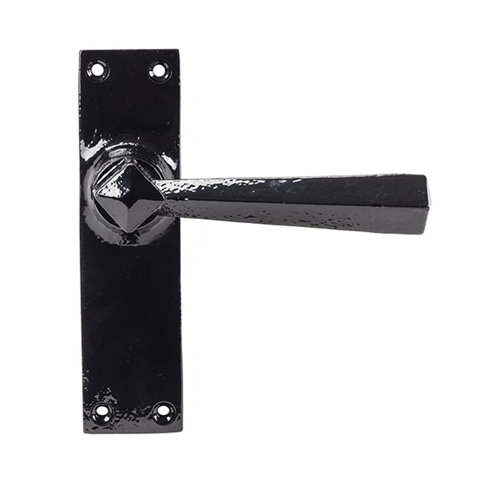 73110  148 x 39 x 8mm  Black  From The Anvil Straight Lever Latch Set