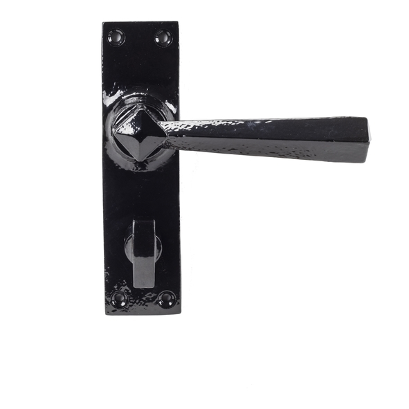 73111  148 x 39 x 8mm  Black  From The Anvil Straight Lever Bathroom Set