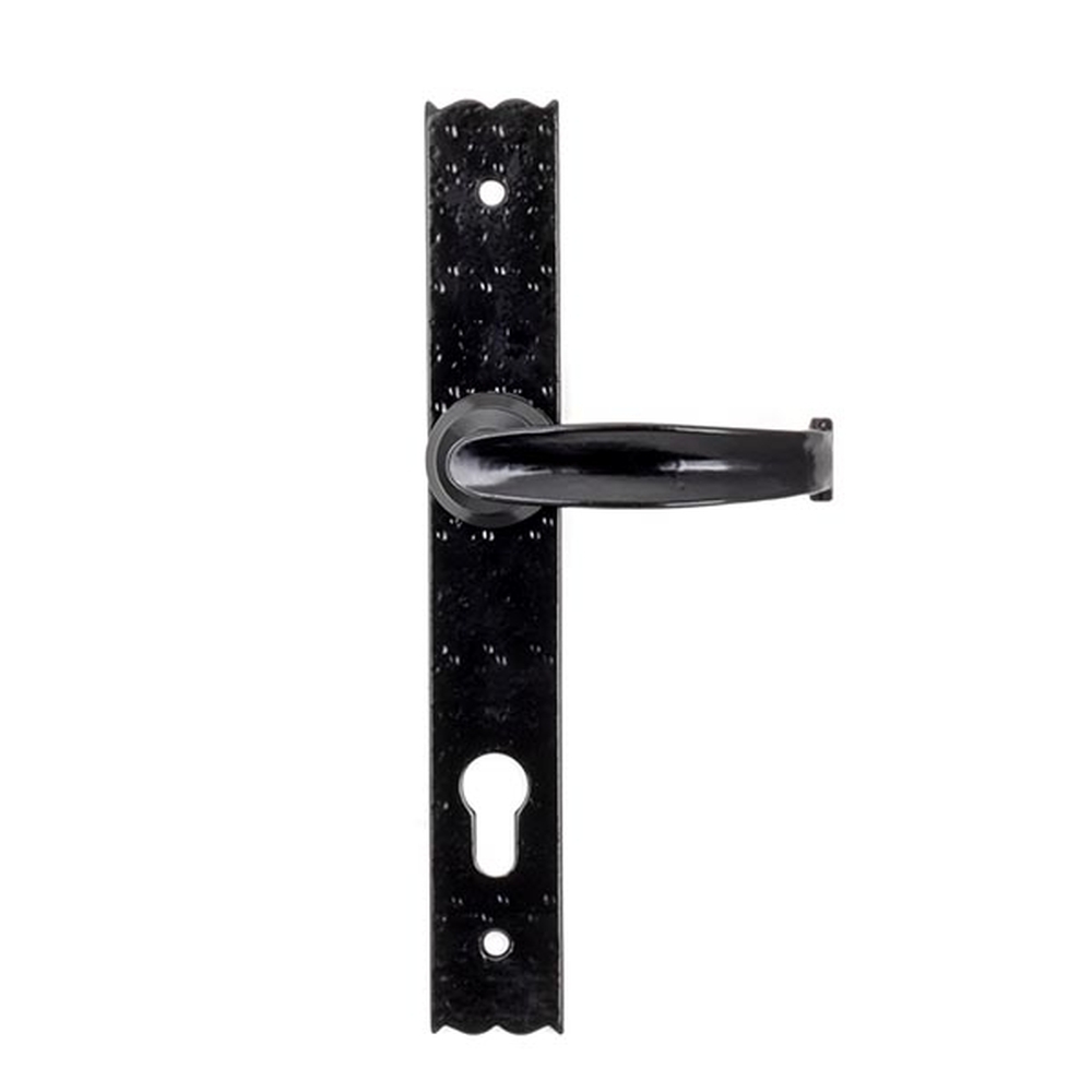 73143 • 265 x 32 x 4.5mm • Black • From The Anvil Cottage Lever Espag. Lock Set