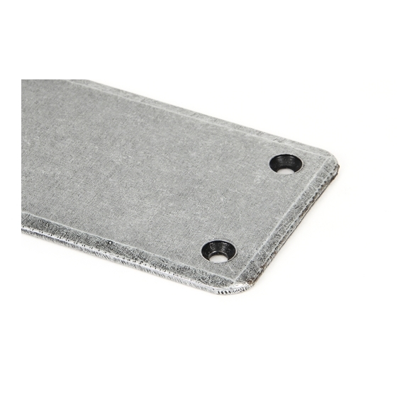 73177  1800 x 66mm  Pewter Patina  From The Anvil Plain Finger Plate