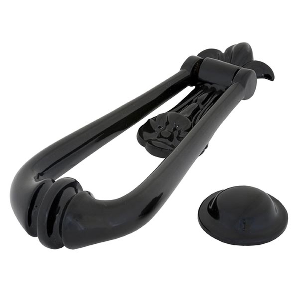 73379M  63mm  Black  From The Anvil Loop Door Knocker