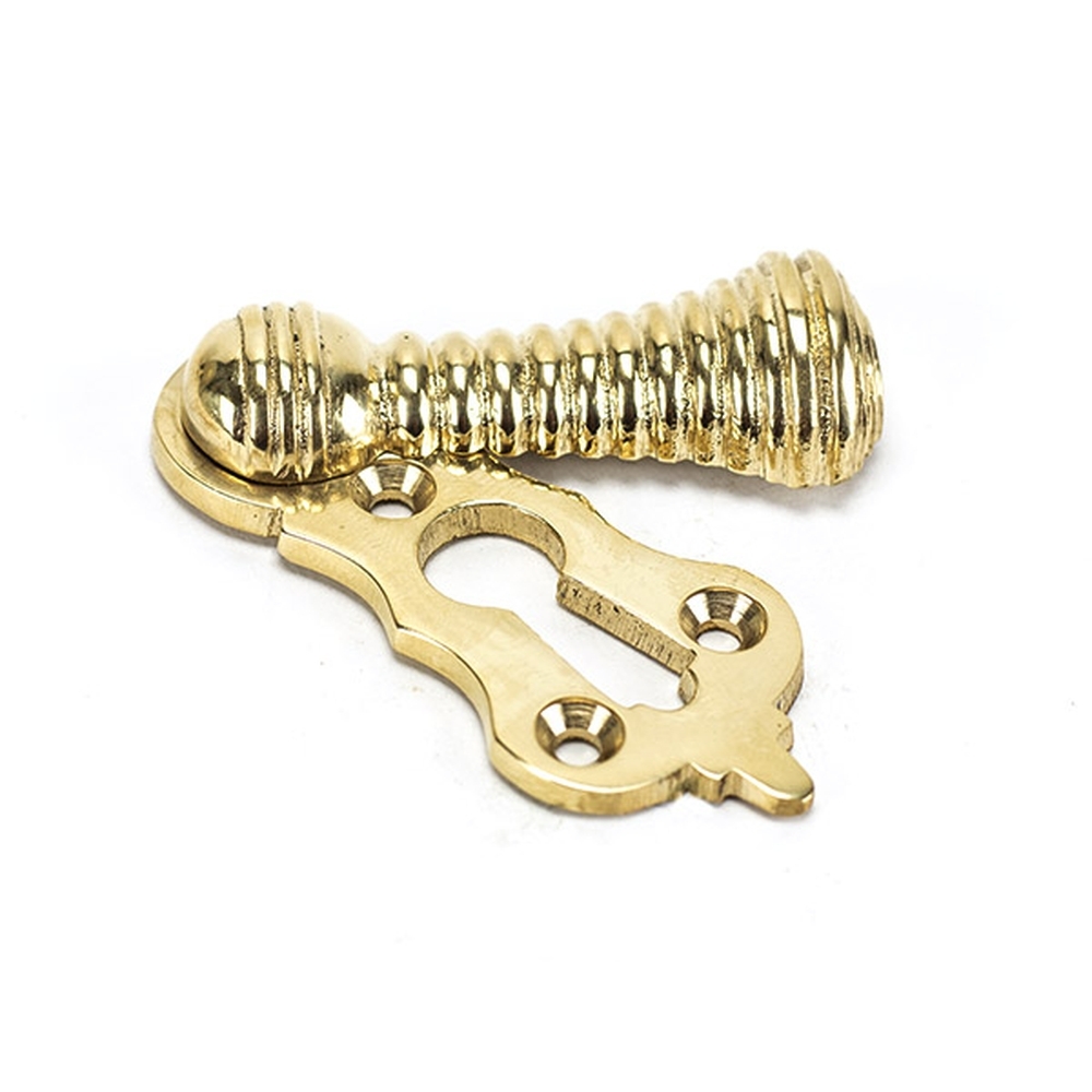 83554 • 58 x 25mm • Polished Brass • From The Anvil Beehive Escutcheon