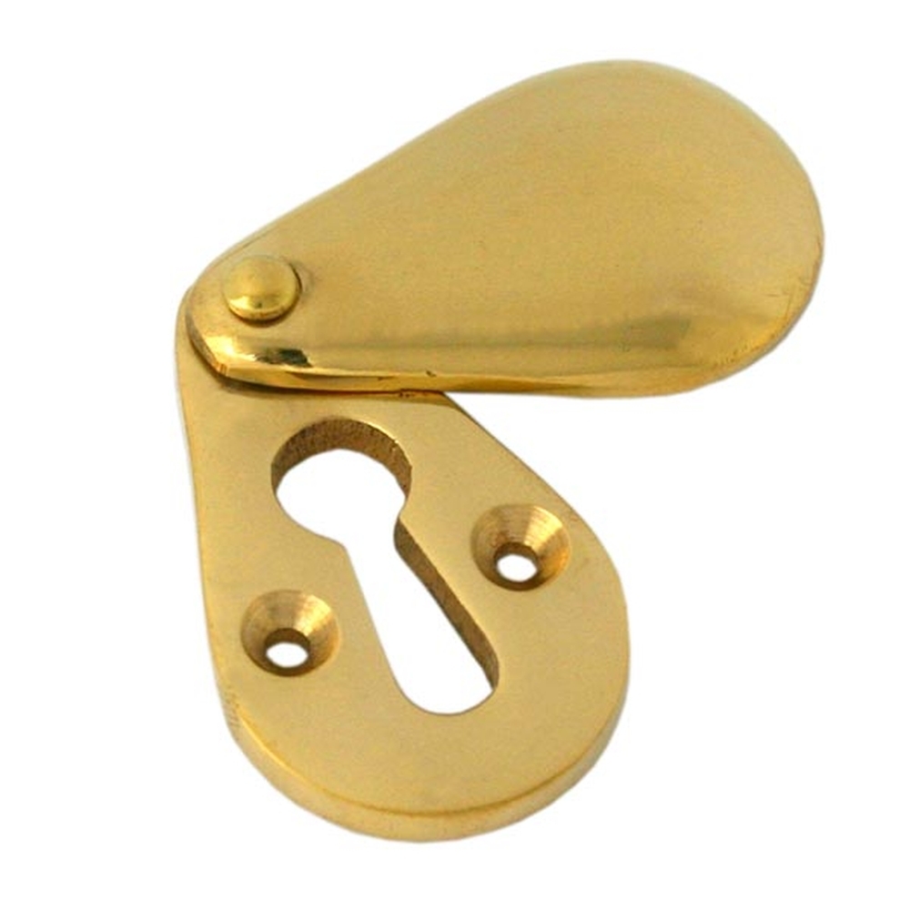 83557 • 47 x 29mm • Polished Brass • From The Anvil Plain Escutcheon