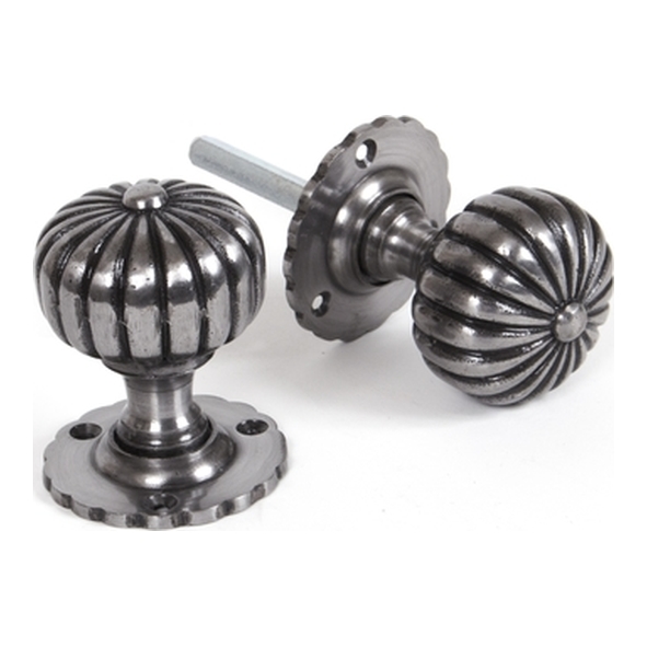83561 • 57mm • Natural Smooth • From The Anvil Flower Mortice Knob Set