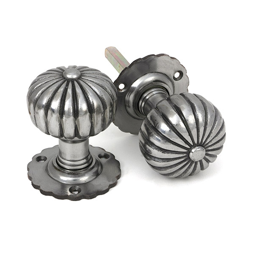 83561 • 57mm • Natural Smooth • From The Anvil Flower Mortice Knob Set