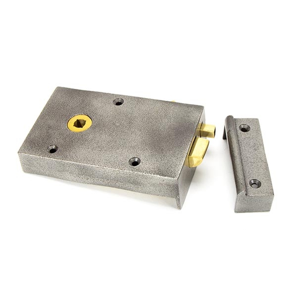 83575  128 x 79 x 22mm  Iron  From The Anvil Left Hand Bathroom Latch