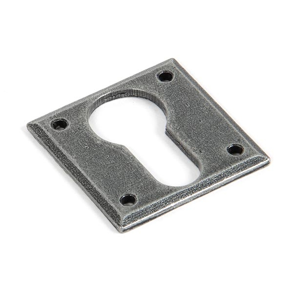 83656 • 40 x 40mm • Pewter Patina • From The Anvil Avon Euro Escutcheon