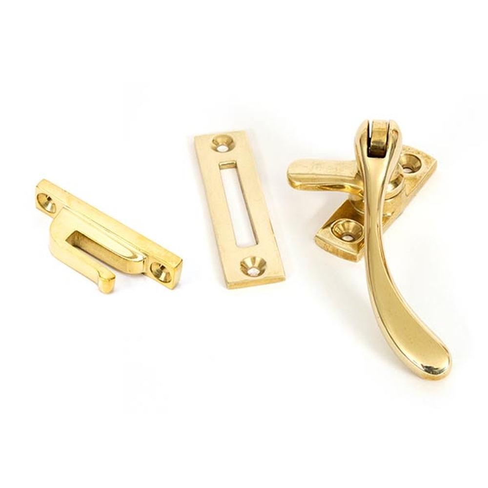 83696  117mm  Polished Brass  From The Anvil Peardrop Fastener