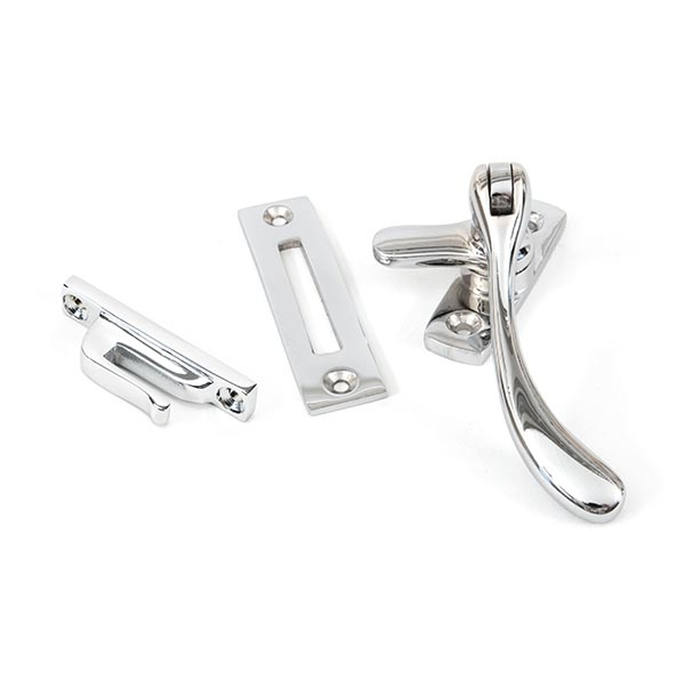 83697  117mm  Polished Chrome  From The Anvil Peardrop Fastener