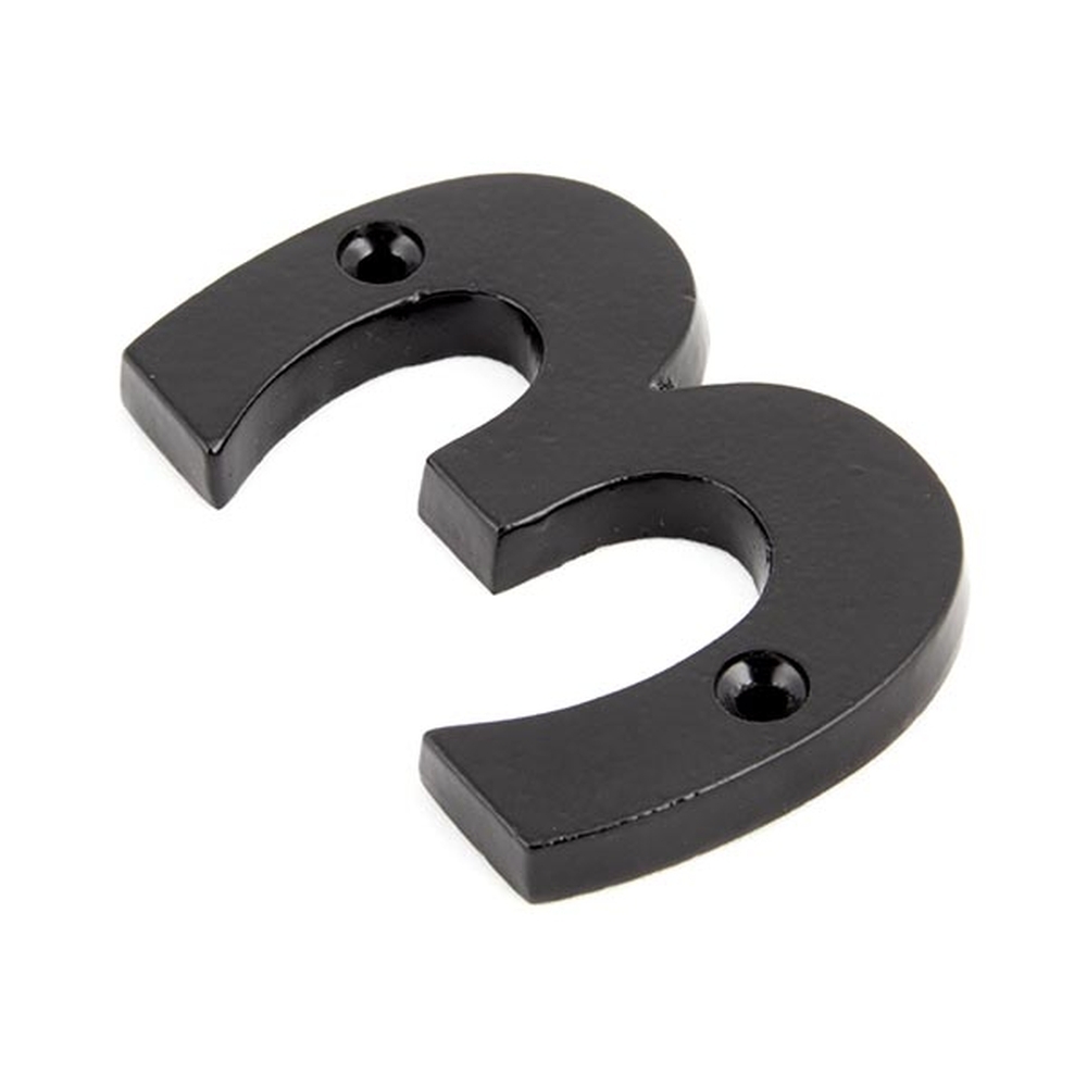 83703 • 78mm • Black • From The Anvil Numeral 3