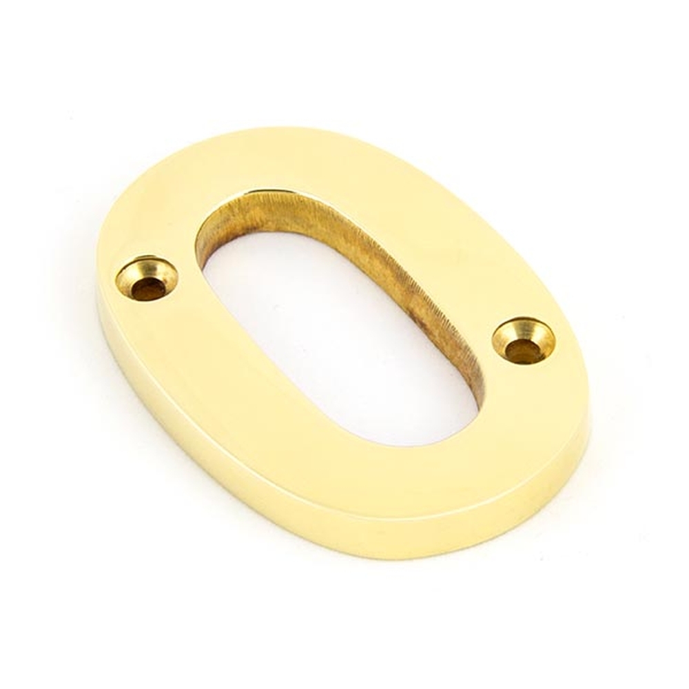 83710  78mm  Polished Brass  From The Anvil Numeral 0