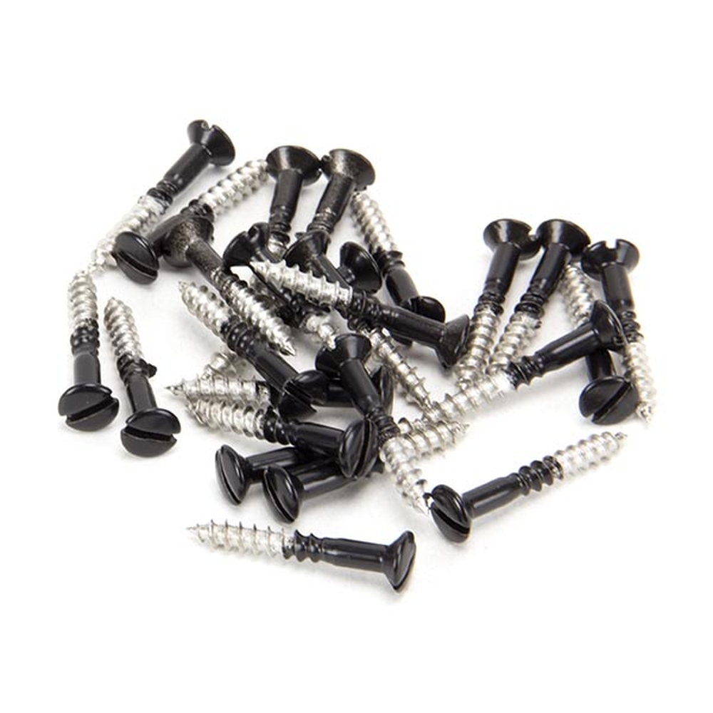 83750 • 3.5 x 25mm • Black Stainless • From The Anvil Countersunk Raised Head Screws