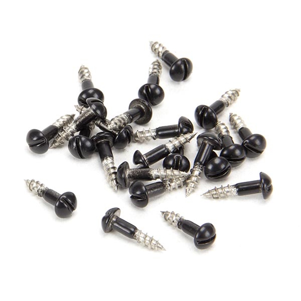 83754 • 3.0 x 12mm • Black Stainless • From The Anvil Round Head Screws