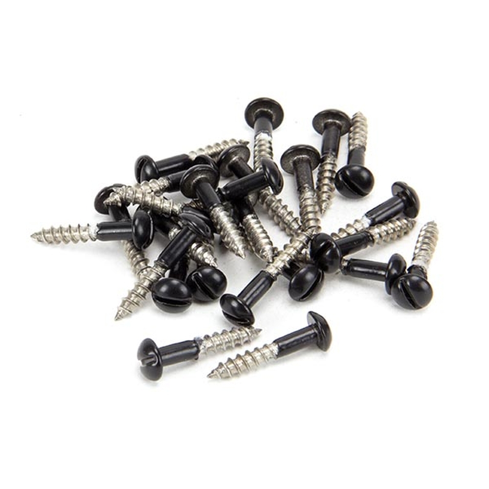 83755 • 3.5 x 20mm • Black Stainless • From The Anvil Round Head Screws