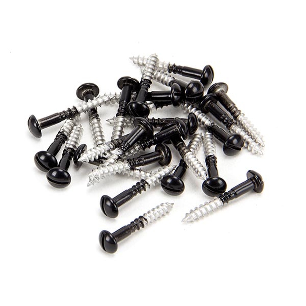 83756 • 3.5 x 25mm • Black Stainless • From The Anvil Round Head Screws