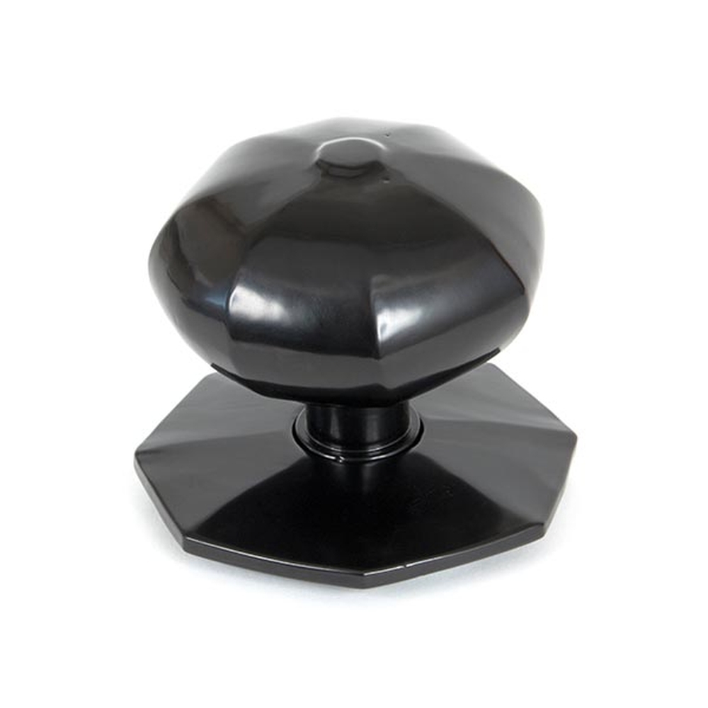 83779  82mm  Black  From The Anvil Octagonal Centre Door Knob