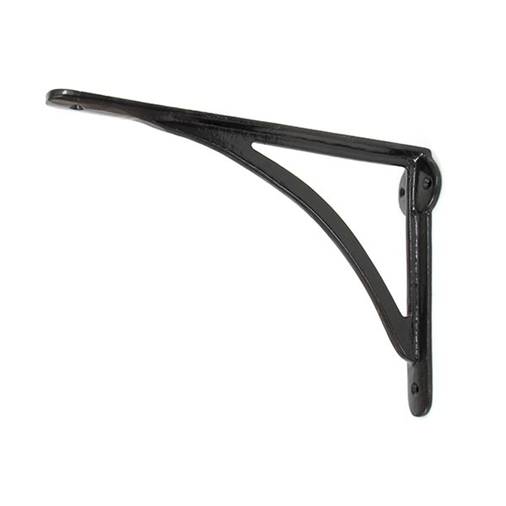 83784 • 174 x 48 x 4mm • Black • From The Anvil Curved Shelf Bracket