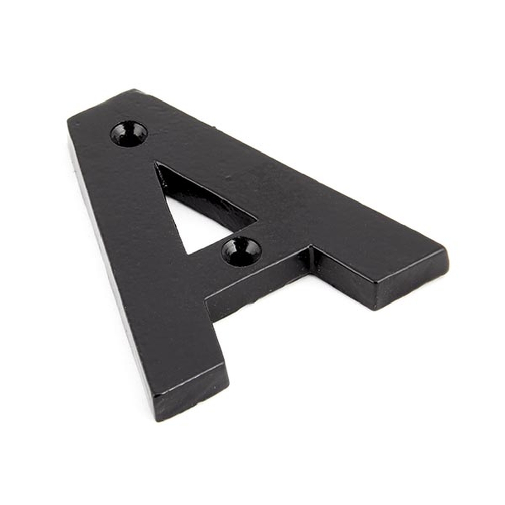 83800A • 78mm • Black • From The Anvil Letter A