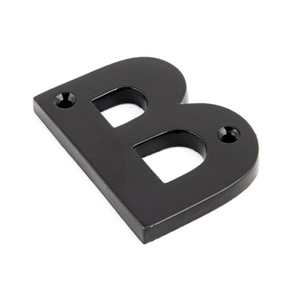 83800B • 78mm • Black • From The Anvil Letter B