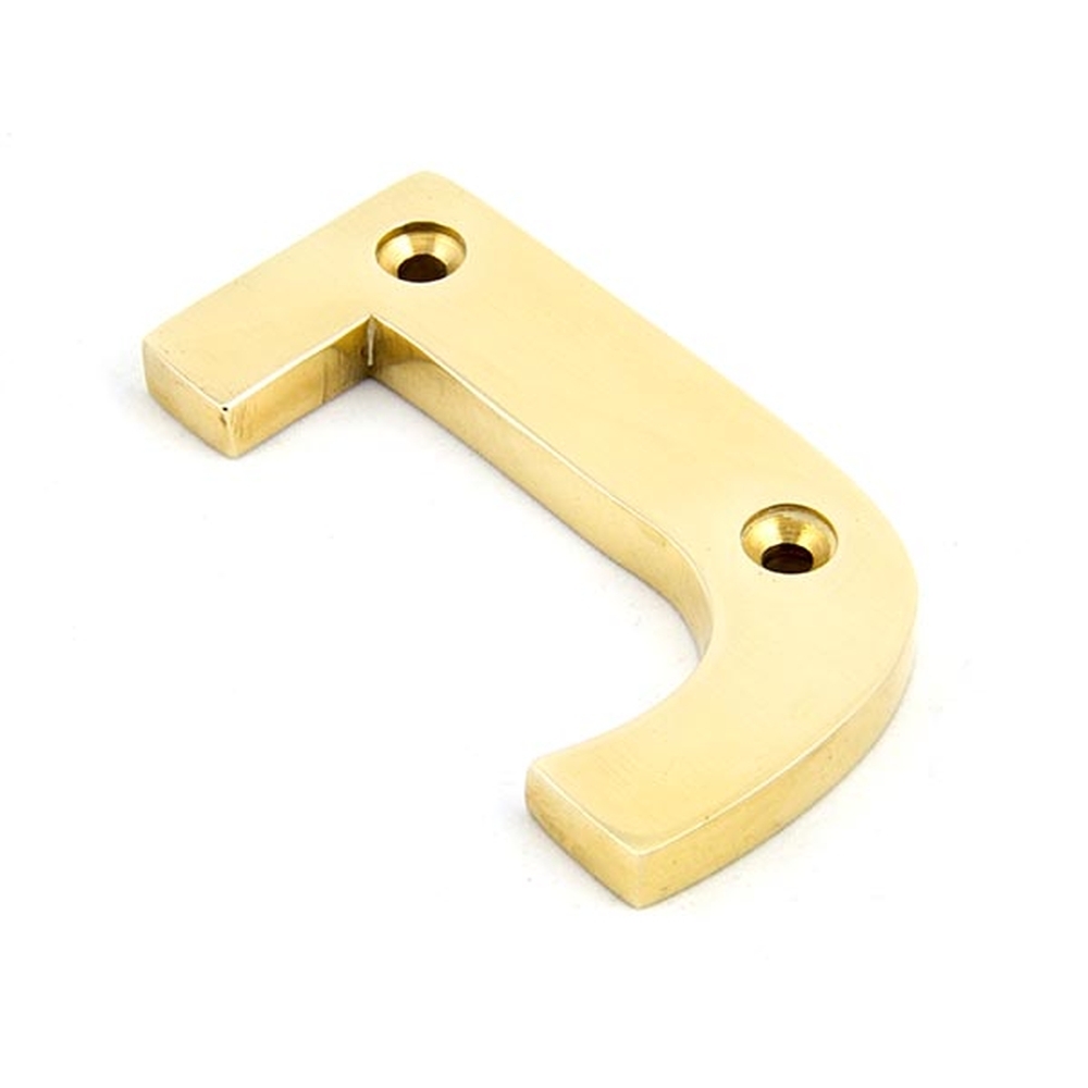 83801J  78mm  Polished Brass  From The Anvil Letter J