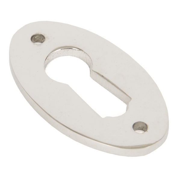 83810 • 51 x 31mm • Polished Nickel • From The Anvil Oval Escutcheon