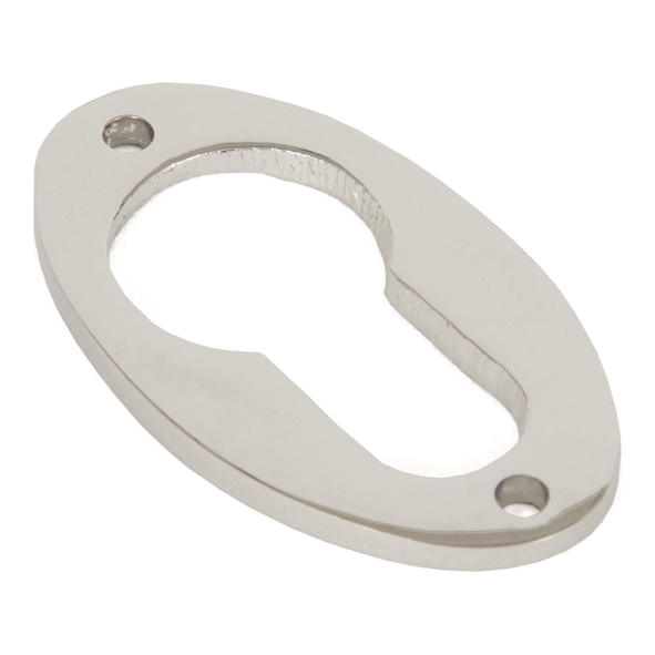 83813 • 51 x 31mm • Polished Nickel • From The Anvil Oval Euro Escutcheon