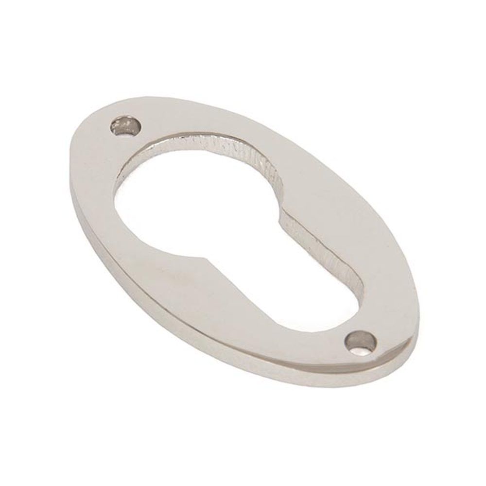 83813 • 51 x 31mm • Polished Nickel • From The Anvil Oval Euro Escutcheon