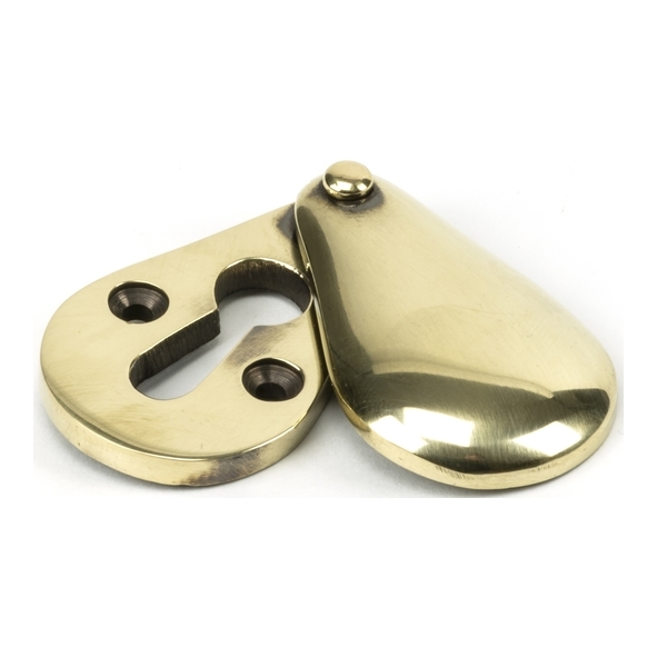 83816  47 x 29mm  Aged Brass  From The Anvil Plain Escutcheon